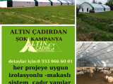 BURSA-  İKLİMSEL ŞARTLARDAN VE GÜNEŞTEN KORUYABİLMEK İÇİN GIDA DEPOLARINIZ İÇİN  ALTIN  ÇADIRDAN FIRSATLARI  KAÇIRMAYIN.